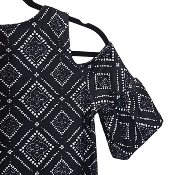 Mudd Girls Cold Shoulder Short Sleeve Sundress Size 14 - Picture 8 of 12